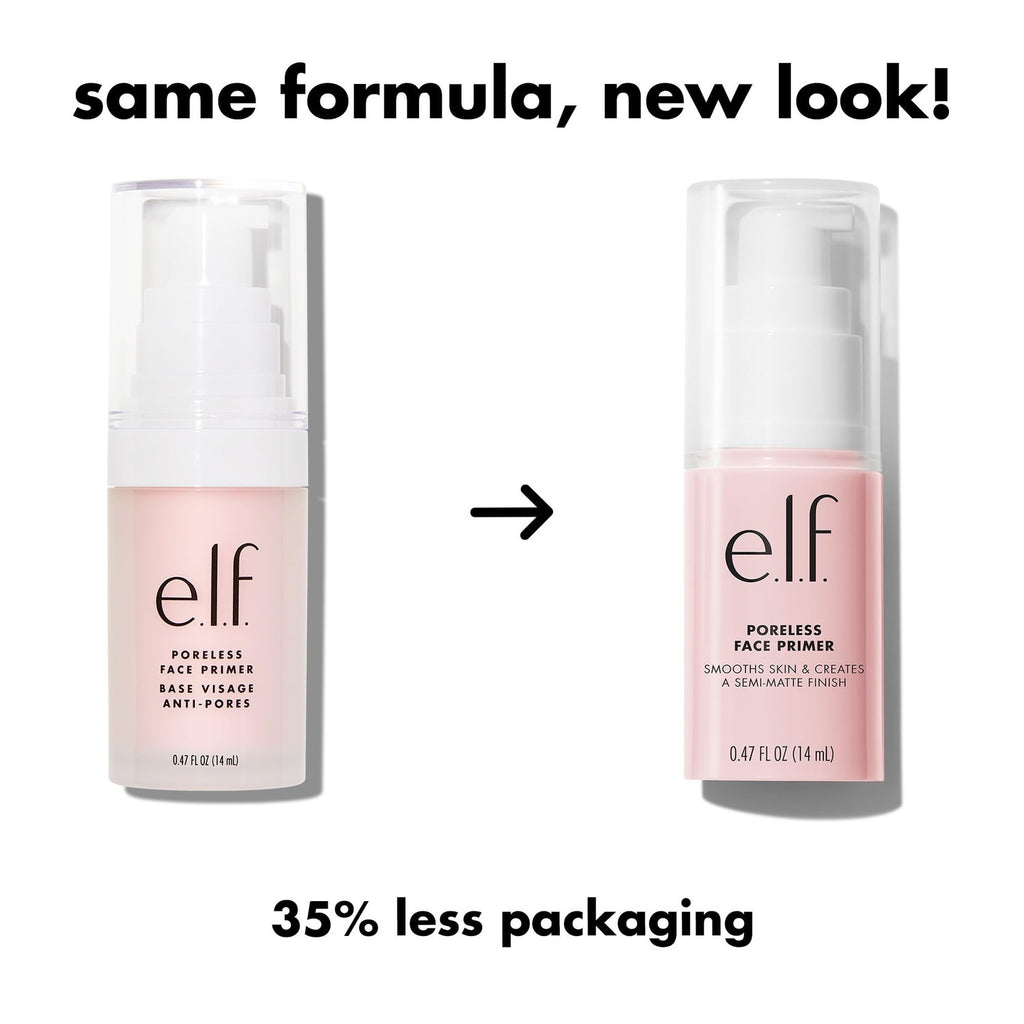 e.l.f. Poreless Face Primer, Skin-Smoothing Matte Makeup Base, Minimizes Pores & Fine Lines, Long-Lasting Foundation Primer with Tea Tree & Vitamins A & E, Vegan & Cruelty-Free