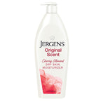 Jergens Cherry Almond Hand & Body Lotion, Dry Skin, 32 fl oz | Fast-Absorbing Moisturizer, Vitamins E, C & B5, Softens Dry Skin, Dermatologist Tested, Cherry Almond Scent