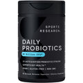 Sports Research® Daily Probiotics 60 Billion CFU w/Prebiotics, 30 Count | 12 Lacto & Bifido Strains for Gut & Digestive Support - Vegan, Non-GMO & Gluten Free