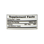 Nature's Bounty Selenium 200 mcg Natural High Selenium Yeast, 100 Tablets (Pack of 3)