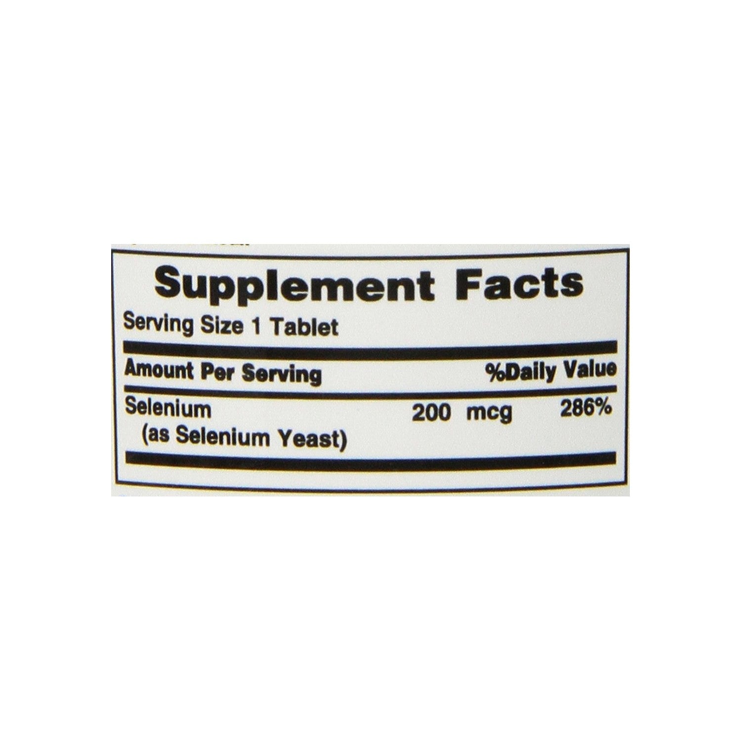 Nature's Bounty Selenium 200 mcg Natural High Selenium Yeast, 100 Tablets (Pack of 3)
