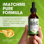 Soursop Graviola Liquid Drop for Cell Support & Regeneration, Immune System and Gut Health Support, Pure Soursop Bitters Liquid, High Absorption, Sugar/Gluten Free, Natural Flavor, 1 Fl Oz