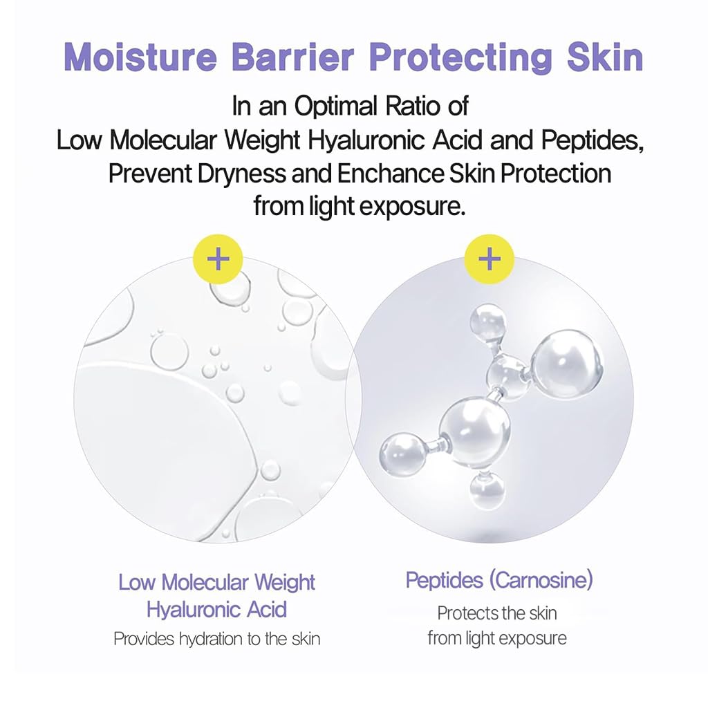 espoir Water Splash Sun Serum SPF50+ PA+++│3,000ppm Caffeine for Reducing Puffiness,Enhancing Skin Elasticity, Non-Oily Hydrating Sunscreen,Vegan,Beach Essentials, Clear Sunscreen1.69 Fl Oz.