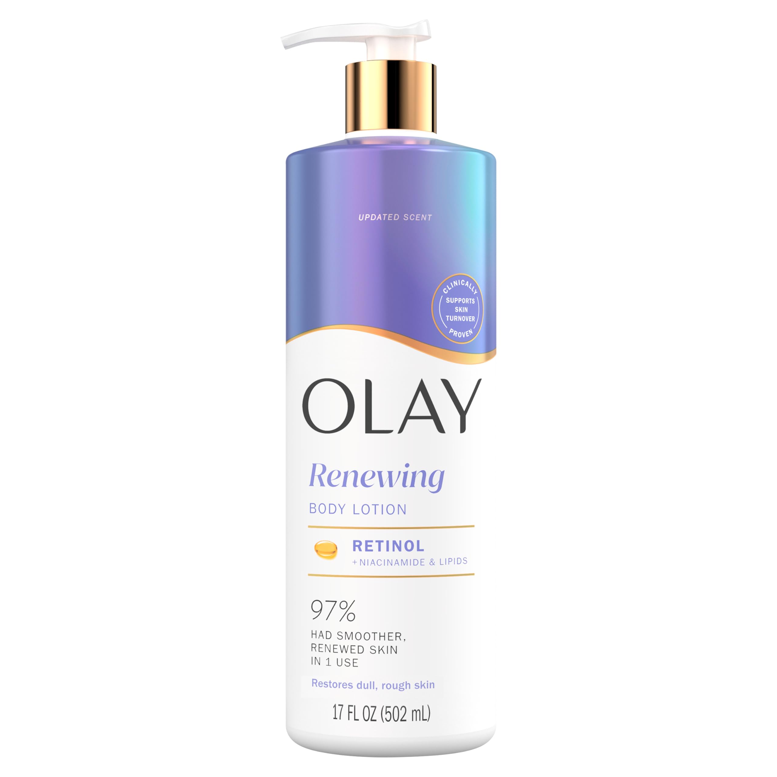 Buy now Olay Body Lotion for Women, Brightening with Vitamin C Serum, Visibly Bright & Radiant Skin, 24hr Moisture & Hydration, Fast Absorbing Formula, Vitamin B3 Complex, For All Skin Types, 17 fl oz Retinol 17 Fl Oz (Pack of 1) at indiglob india