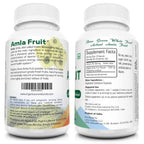 AMLA Capsules. 1000mg per Serving, 120 Veg Capsules. Raw Green Whole Superfood. All Natural, Fresh and Original. No GMO and Gluten Free.