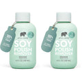 ella+mila Soy Nail Polish Remover - Non-Acetone with Lavender Oil, 4 fl oz | Soy-based non-acetone remover; lavender oil; vitamins A, C & E; gentle on bare nails; vegan; 4 fl oz