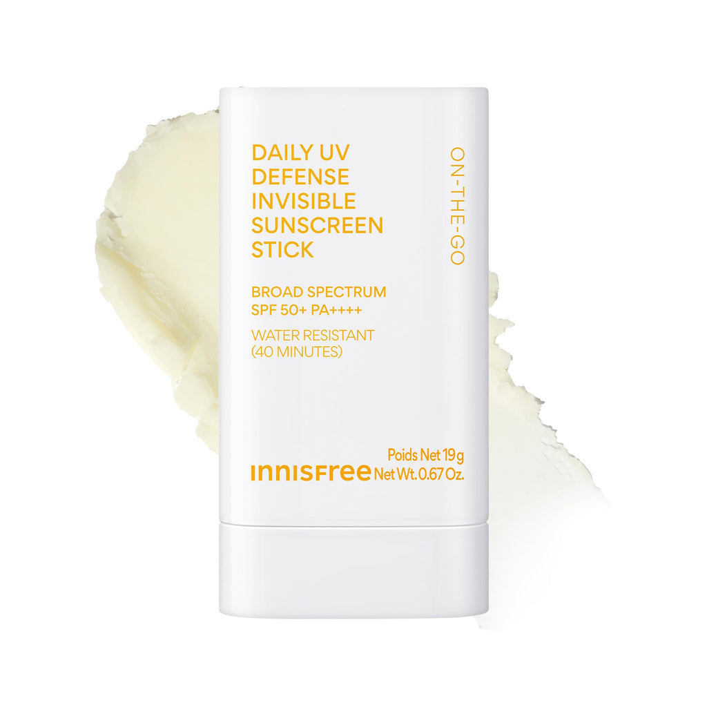 innisfree Daily UV Defense Sunscreen Stick SPF 50+ | Korean Sunscreen Stick for Face and Body with Blurring Finish | Water Resistant | For All Skin Types