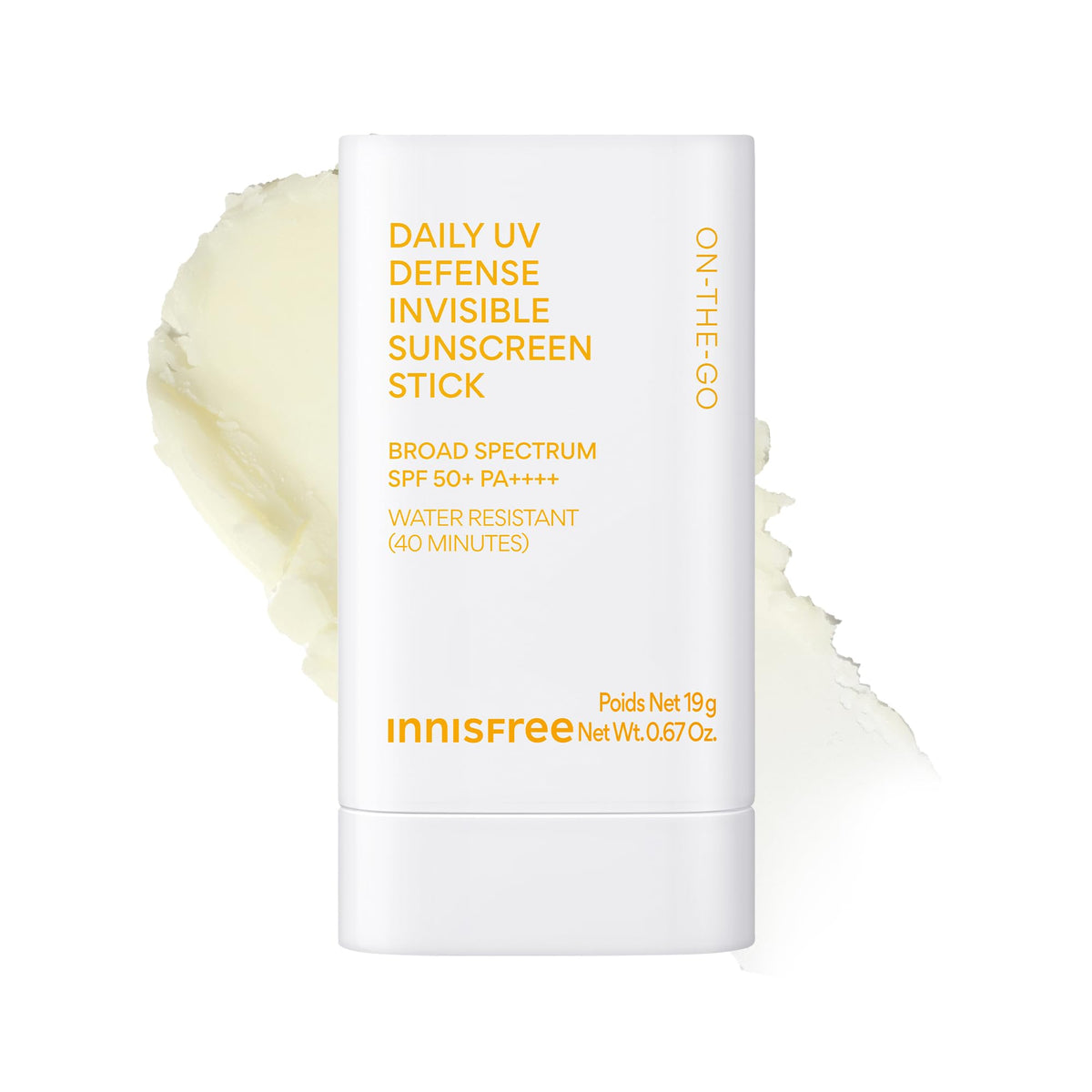 innisfree Daily UV Defense Sunscreen Stick SPF 50+ | Korean Sunscreen Stick for Face and Body with Blurring Finish | Water Resistant | For All Skin Types