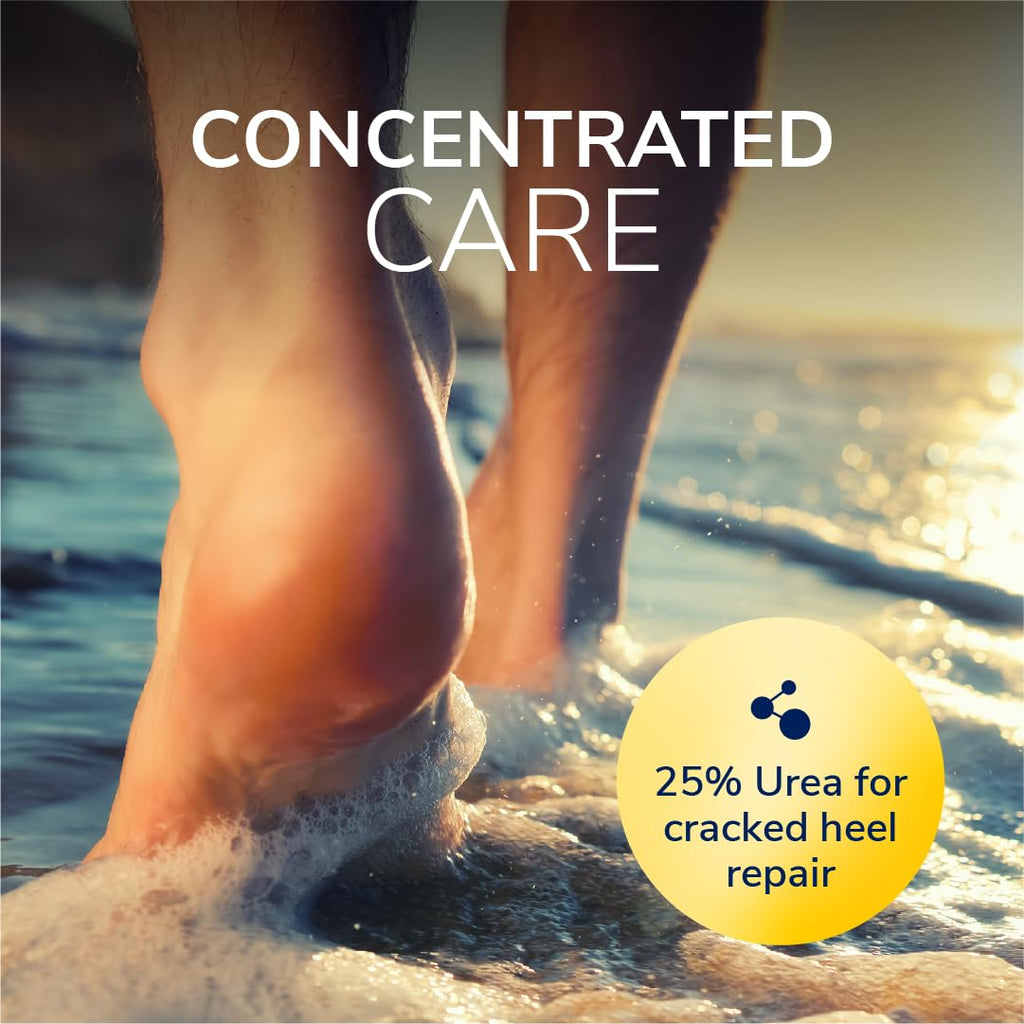 Dr. Scholl's Severe Cracked Heel Repair Restoring Balm 2.5oz, with 25% Urea for Dry, Cracked Feet, Heals and Moisturizes for Healthy Feet