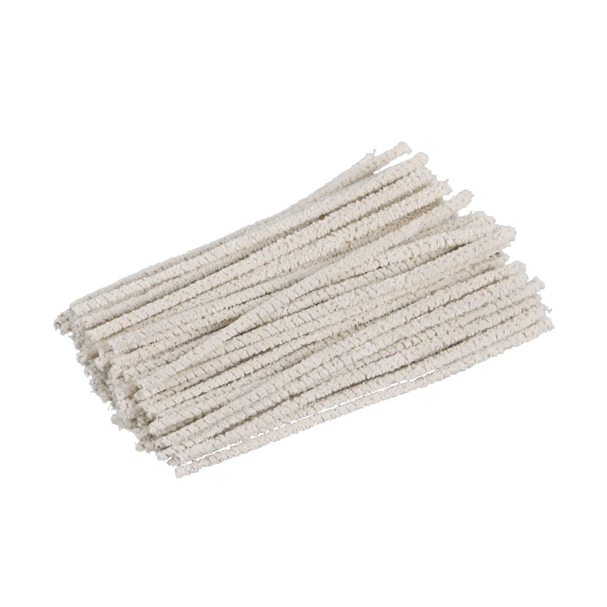 100 Pieces of 6-Inch Conical Pipe Cleaner, Made of Pure Cotton, Used for Removing Tar, Resin, and Dust