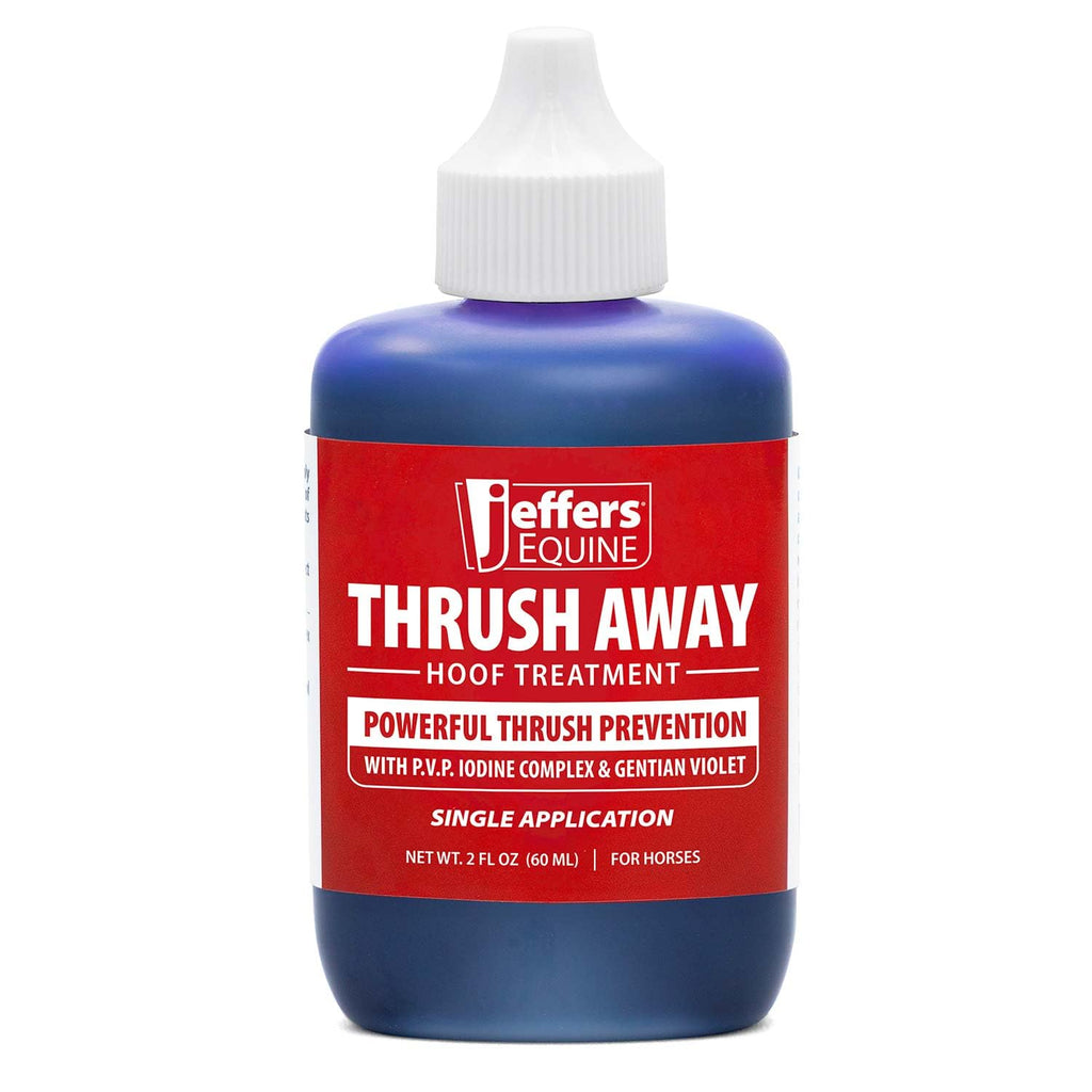 Jeffers Equine Thrush Away 2 oz Iodine Hoof Treatment for Horses