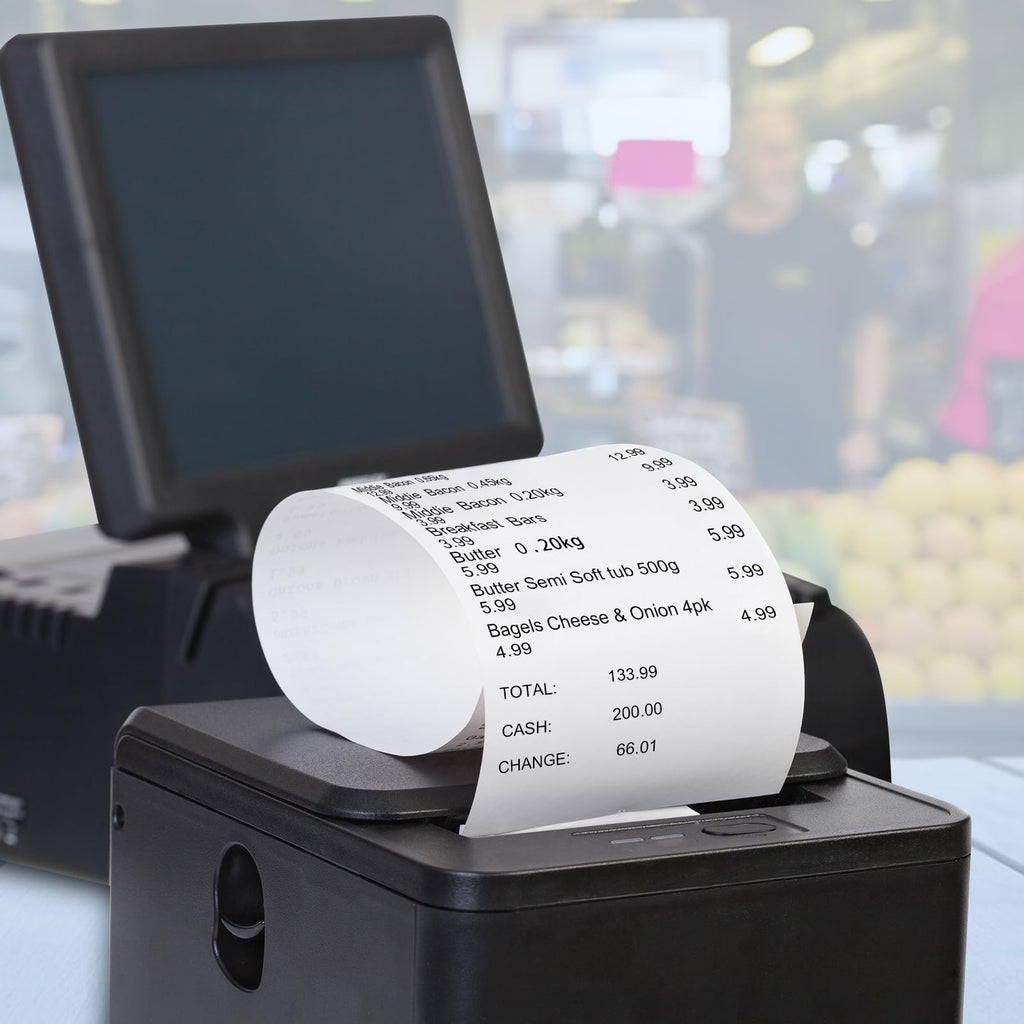 3 1/8 x 230 Thermal Paper Receipt Rolls 50 Rolls BPA Free Smooth Printing No Jam Clear Waterproof