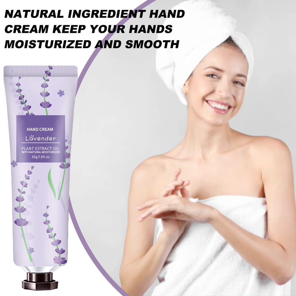 10 Pack Hand Cream for Dry Cracked Hands,Gifts for Women,Bridesmaid Gifts,Teacher Appreciation Gifts,Birthday Gifts for Women,Teen,Natural Plant Fragrance Mini Hand Lotion Moisturizing Hand Care Cream