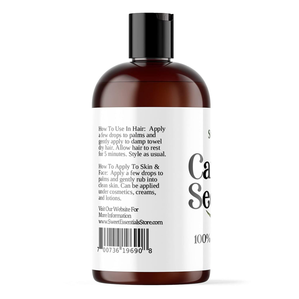 Buy now Sweet Essentials Organic Camellia Seed Oil | Imported From Japan | 4oz Bottle | 100% Pure | 100% Organic | For Hair & Skin Use | Japanese Beauty Oil | Camellia Oleifera at indiglob india