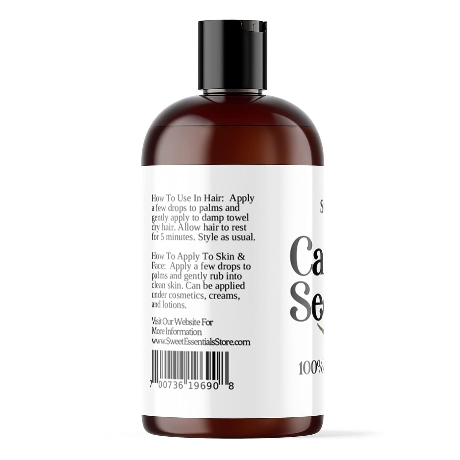 Buy now Sweet Essentials Organic Camellia Seed Oil | Imported From Japan | 4oz Bottle | 100% Pure | 100% Organic | For Hair & Skin Use | Japanese Beauty Oil | Camellia Oleifera at indiglob india