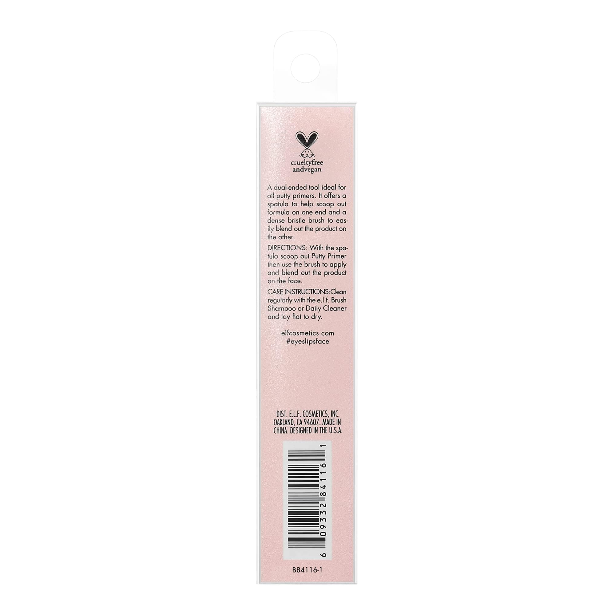Buy now e.l.f. Putty Primer Brush & Applicator, Dual-Ended Makeup Tool For Applying e.l.f. Putty Products, Made With Synthetic Bristles, Vegan & Cruelty-Free at indiglob india