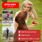 Dog Horn XL – The Original Air Horn for Dogs! Stop Attacks! Scare Coyotes Bear & Wild Animals! Effective Training Tool & Outdoor Safety Alarm for Hiking, Biking, Camping, Boating, & More!