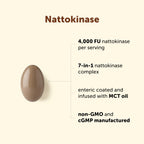 Micro Ingredients Nattokinase 240 Softgels, 200mg (4,000 FU) Per Serving | 7-in-1 Nattokinase Supplement with CoQ10, Bromelain, Turmeric, Ginger, Olive Leaf, & White Willow Bark | Non-GMO