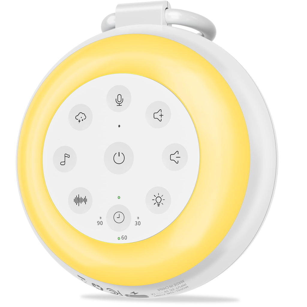 MEGATEK Portable Sound Machine, White Noise Machine for Sleeping