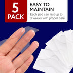Buy now Impresa 5 Pack Nasal Pads for CPAP Mask - Sleep Apnea Mask Comfort, Customizable Trim-to-Fit Design at indiglob india