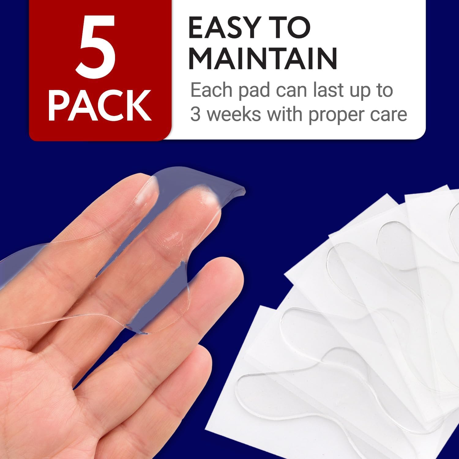 Buy now Impresa 5 Pack Nasal Pads for CPAP Mask - Sleep Apnea Mask Comfort, Customizable Trim-to-Fit Design at indiglob india
