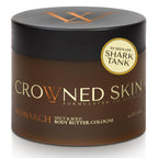 Crowned Skin King Cologned Body Butter for Men | Warm & Sensual | As Seen On Shark Tank | Scented with Sandalwood & Leather | Infused with Organic Shea & Mango Butters | All-Day Fragrance | 4.4oz