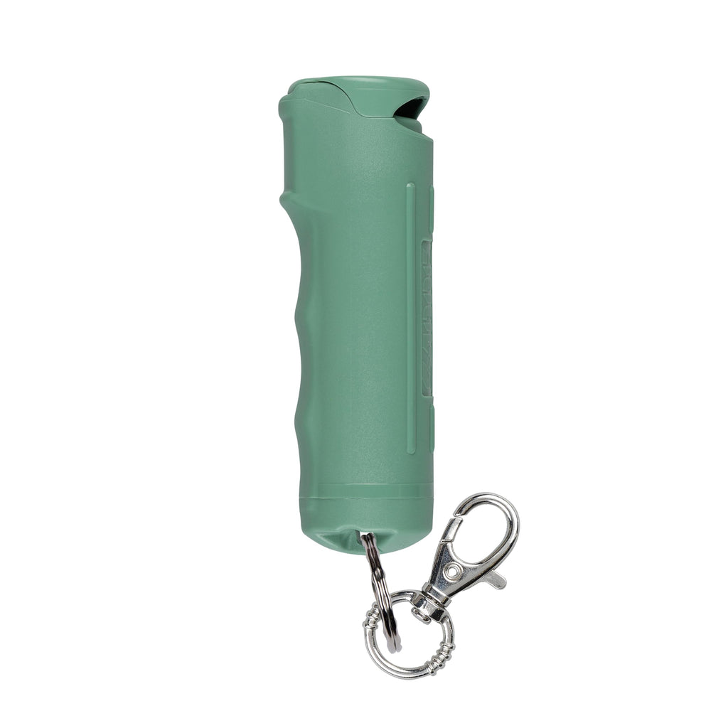 Buy now Sabre Pepper Gel - Fast Flip Top, Snap-Clip Keychain, Easy to Use & Carry, Maximum Police Strength OC Spray with UV Dye for Self Defense, 10 Second Spray Time, Finger Grip for Faster Aim, 0.54 fl oz at indiglob india