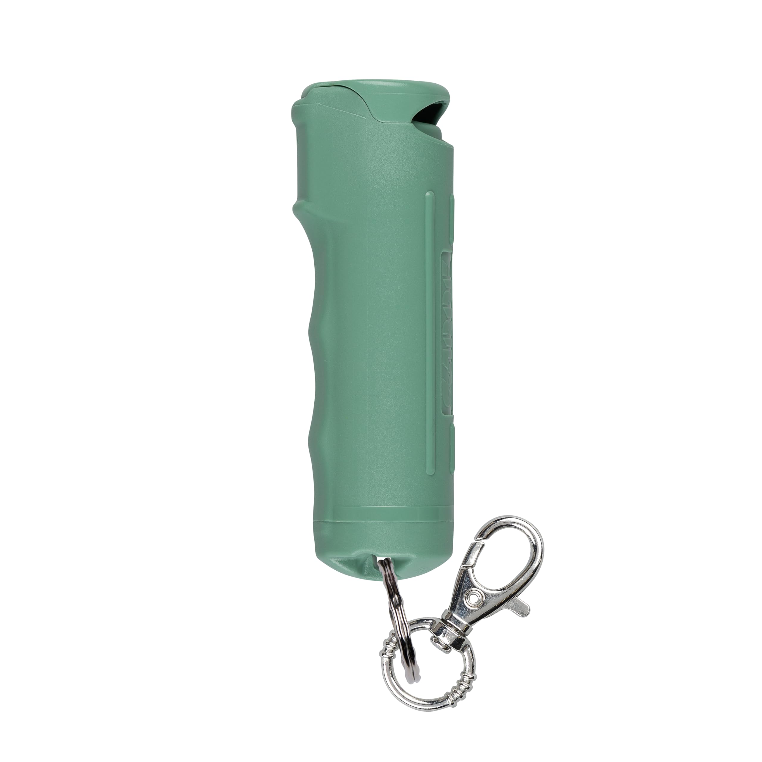 Buy now Sabre Pepper Gel - Fast Flip Top, Snap-Clip Keychain, Easy to Use & Carry, Maximum Police Strength OC Spray with UV Dye for Self Defense, 10 Second Spray Time, Finger Grip for Faster Aim, 0.54 fl oz Sage Green at indiglob india