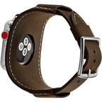 Buy now Leather Band Compatible with Apple Watch Series 9 8 45mm Bands, Genuine Leather Strap with Stainless Clasp for Watch Ultra 2 49mm/SE Series 7 6 5 4 3 2 45mm 44mm 42mm Band at indiglob india