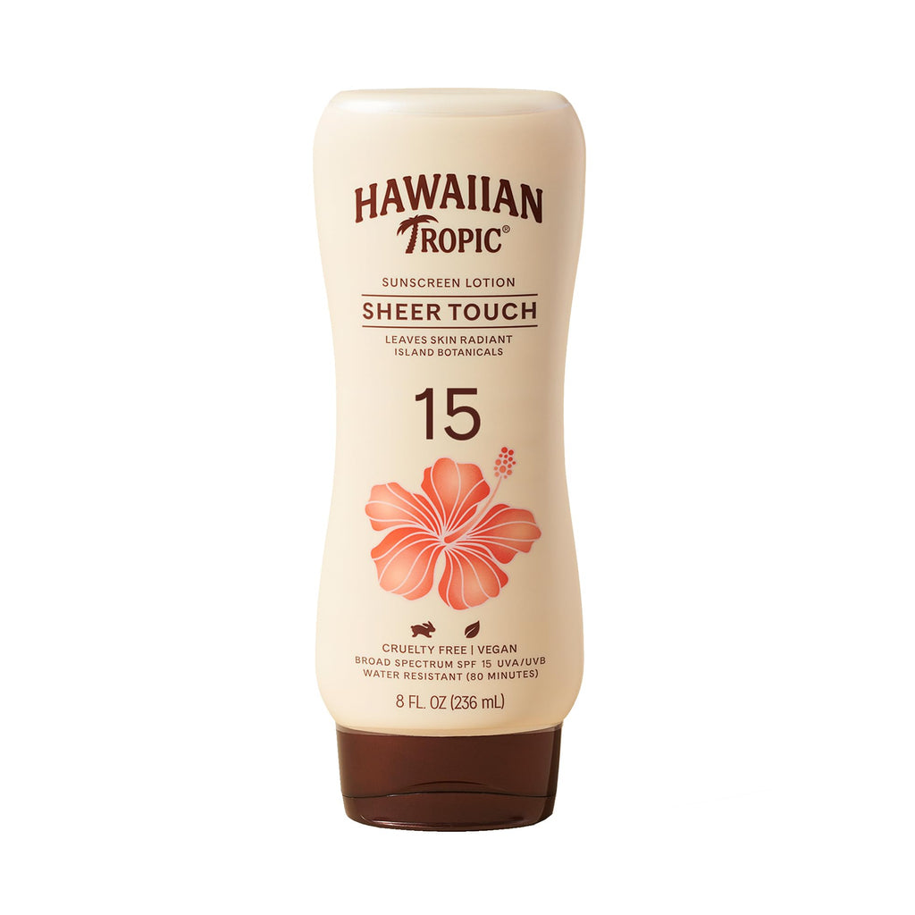 Buy now Hawaiian Tropic Sunscreen Sheer Touch Broad Spectrum Sun Care Sunscreen Lotion - SPF 15, 8 Ounce at indiglob india
