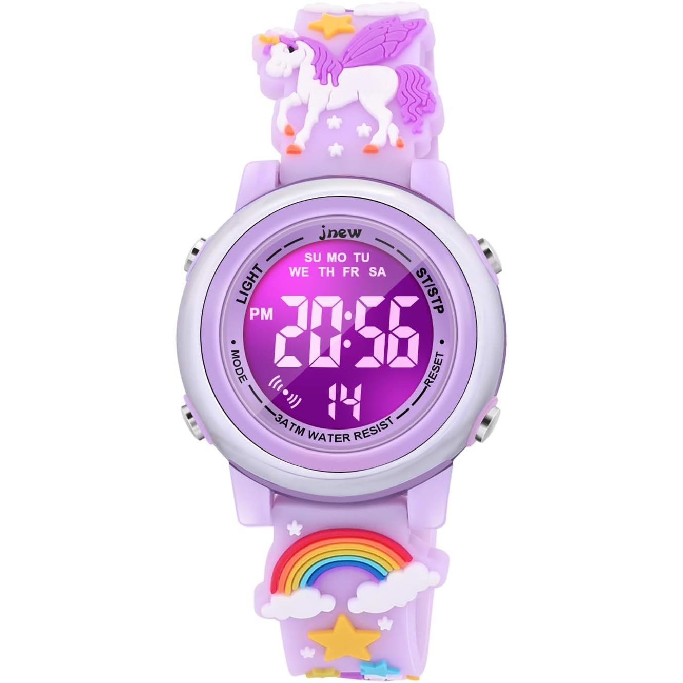 Buy now 3D Cartoon Waterproof Watches for Girls with Alarm - Best Toys Gifts for Girls Age 3-12 at indiglob india