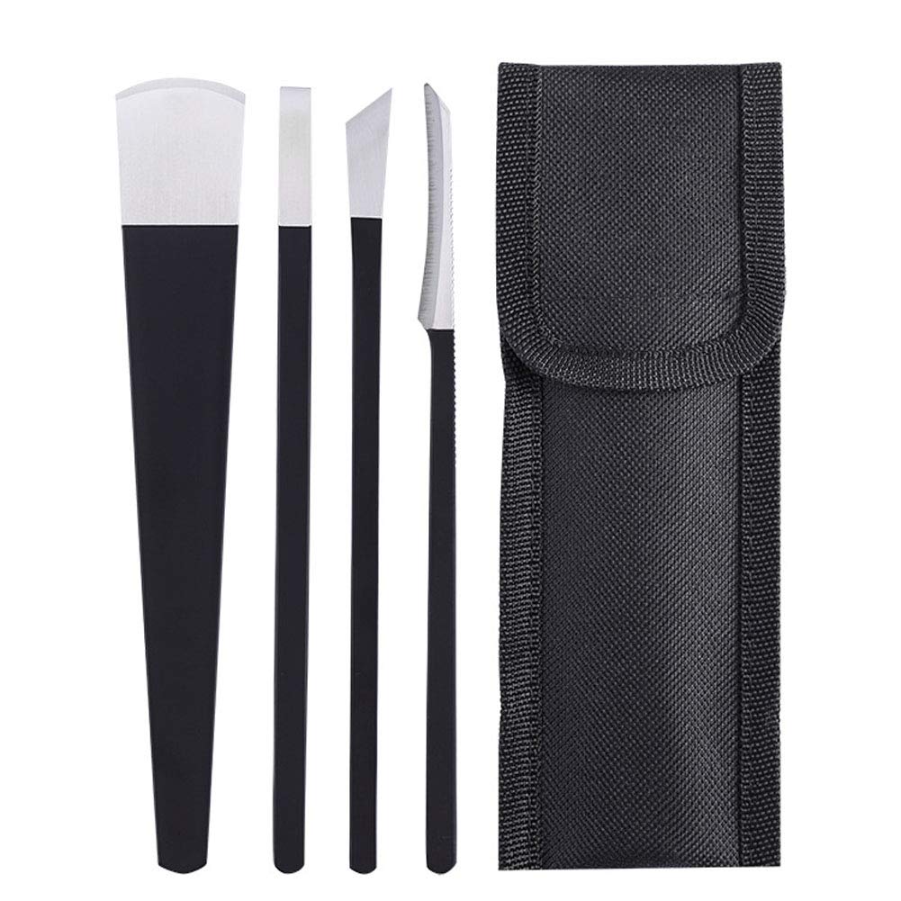 Buy now Pedicure Knife Set, 4Pcs Professional Stainless Steel Ingrown Toenail Knife Tools with Storage Bag Nail Knives Cuticle Remover for Feet Ingrown Toe Nail Correction Pedicure Tools Kit at indiglob india