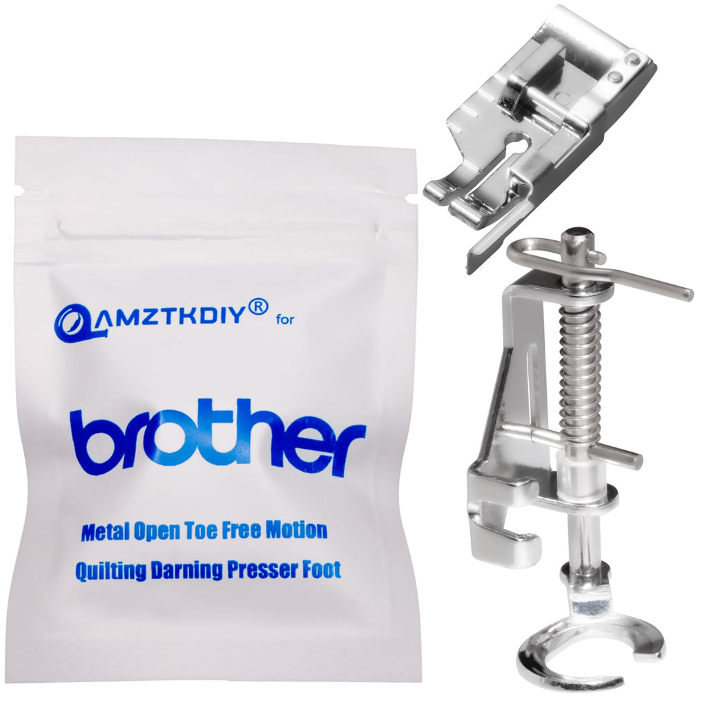 Metal Open Toe Free Motion Quilting Darning Presser Foot for Brother Singer Babylock Janome New Home Other Sewing Machines