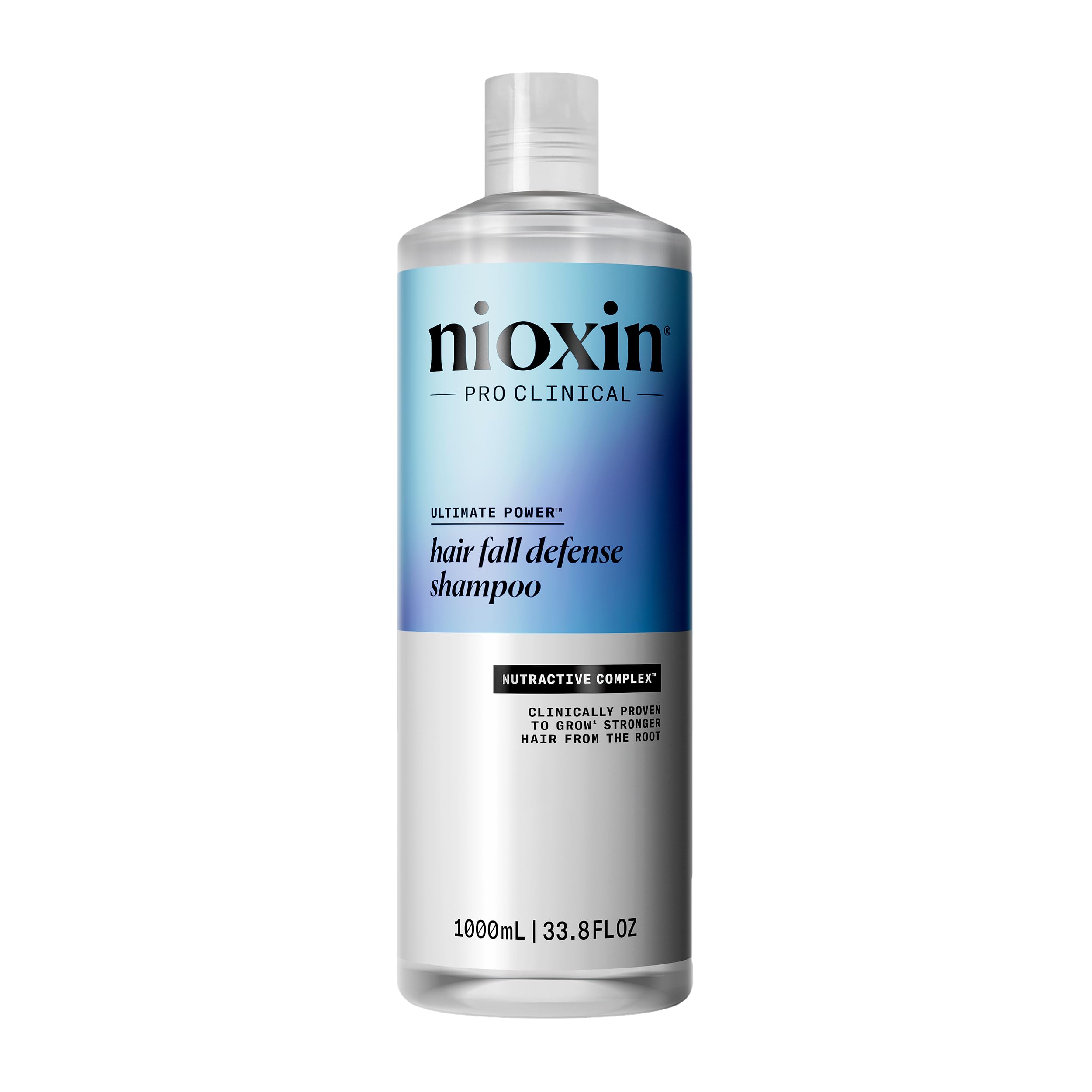NIOXIN Hair Fall Defense Shampoo | For Visibly Less Hair Loss | Activates Hair Follicles | With Lauric Acid, Caffeine, Niacinamide and Sandalore