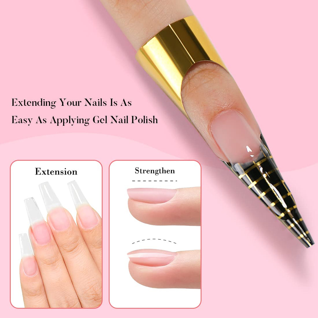 Buy now AIMEILI Builder Base Clear Sheer Color Gel, Hema Free, Cruelty Free, Vegan, No Need Slip Solution, Soak Off Gel Nail Polish 6pcs X 10ml - Kit Set 36 at indiglob india
