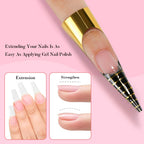 Buy now AIMEILI Builder Base Clear Sheer Color Gel, Hema Free, Cruelty Free, Vegan, No Need Slip Solution, Soak Off Gel Nail Polish 6pcs X 10ml - Kit Set 36 at indiglob india