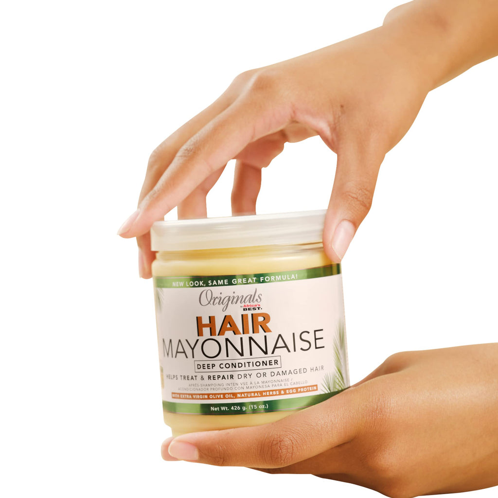 Buy now Originals By Africa's Best Hair Mayonnaise Conditioner – 2 Pack (15 oz Jars) – Enriched with Herbal Extracts, Egg Protein & Olive Oil for Deep Conditioning & Repair at indiglob india