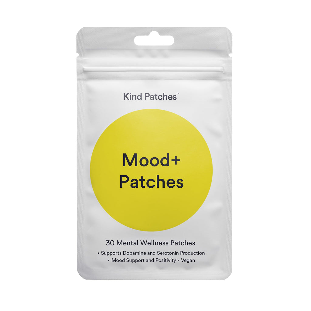 Kind Patches Mood Plus Patches, 30 Count | Mucuna Pruriens, Rhodiola, Lions Mane Extract, Vegan