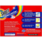 Buy now Shout Color Catchers for Laundry, Allow Mixed Washes, Prevents Color Runs and Maintains Original Clothing, 72 Count at indiglob india