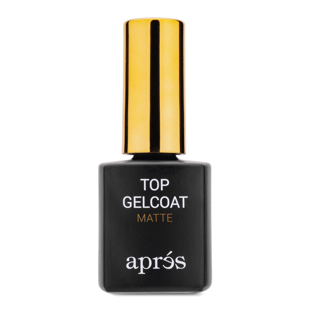 APRÉS Non-Wipe Matte Top Gel Coat - 15ml - Gel Nail Polish Soak Off Top Coat Matte Finish