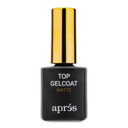 APRÉS Non-Wipe Matte Top Gel Coat - 15ml - Gel Nail Polish Soak Off Top Coat Matte Finish
