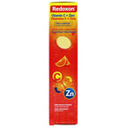 Redoxon Vitamin C + Zinc, Effervescent Tablets of Vitamin C and Zinc, Helps Support Your Immune System, Orange Flavor, 20 Effervescent Tablets, 2.82 Oz Box, (Pack of 4)