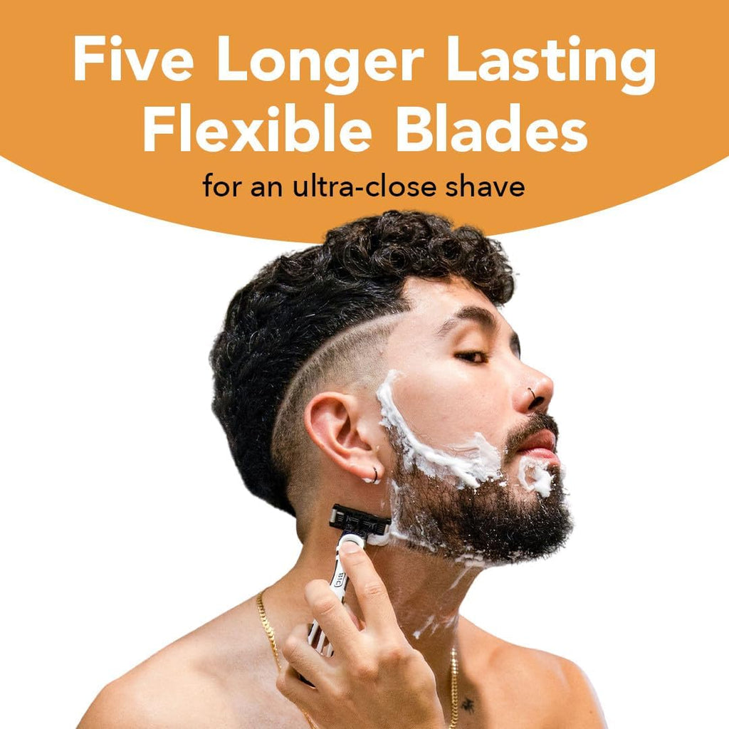 BIC Flex 5 Sensitive Mens Disposable Razors, 5-Blade, 2-Pack, Comfortable