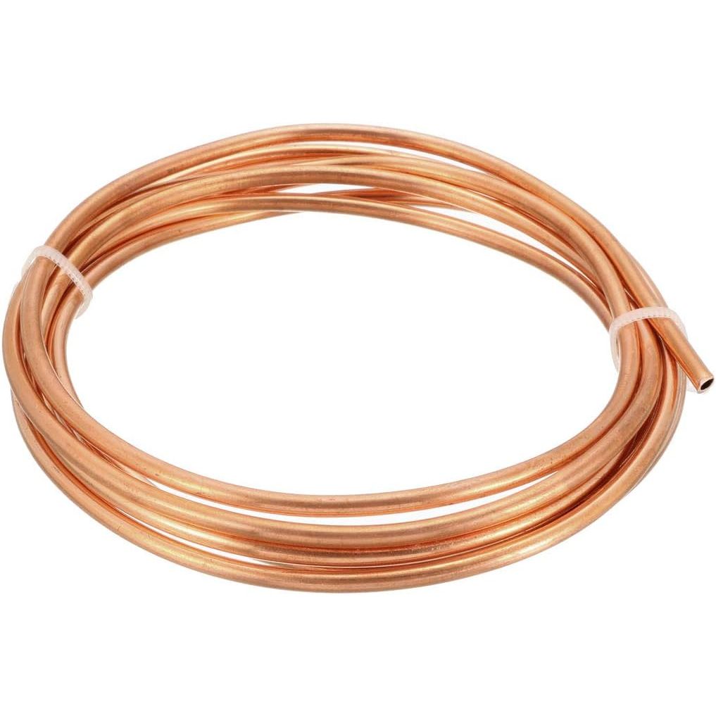 Buy now uxcell Refrigeration Tubing, 1/16" OD x 1/32" ID x 6.5 Ft Soft Coil Copper Tubing 1 8 Inch at indiglob india