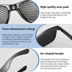 2 Pcs Adjustment Glasses, Help Eye Training And Concentration, Light and Comfortable Frame, Lightweight Frame for Eye Training Focus for Daily Use and Relaxation