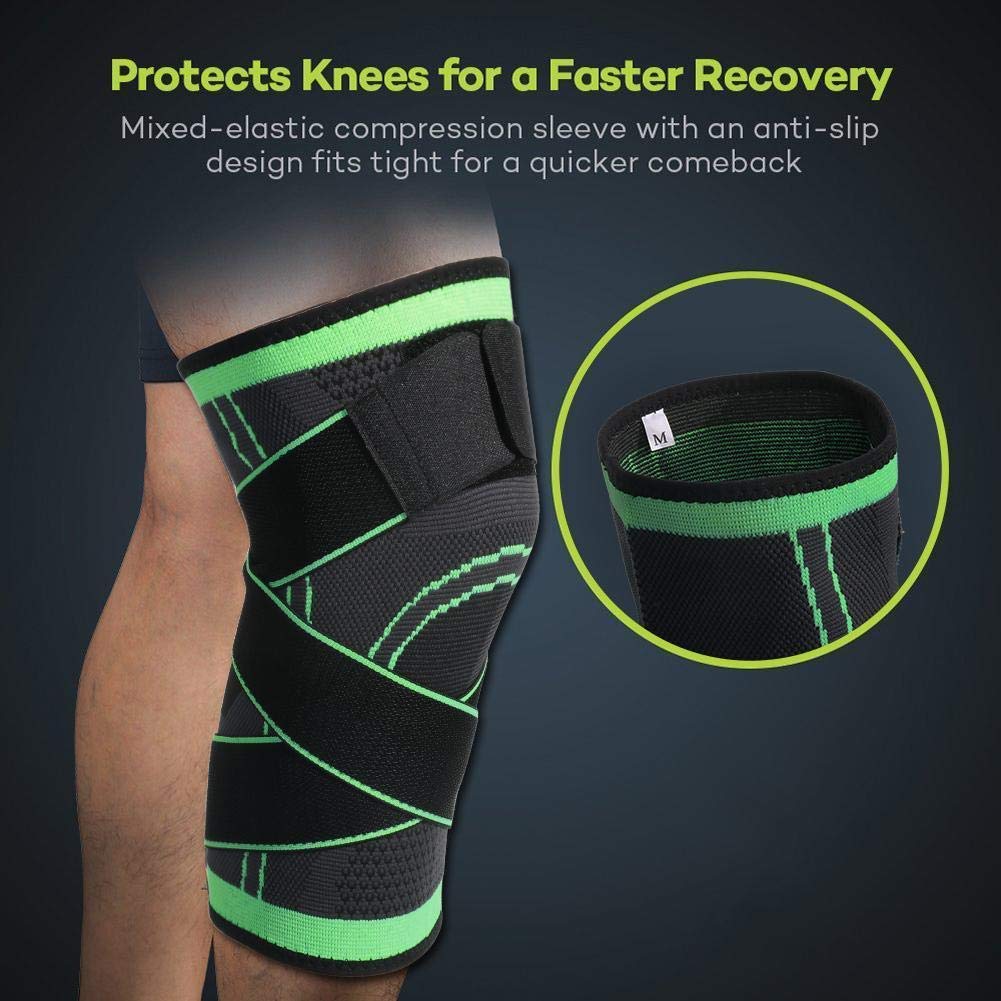 Buy now Knee Braces for Knee Pain, 1 Pack Knee Compression Sleeve, Knee Support for Sports Workout Weightlifting Basketball, Knee Sleeve for Joint Pain and Arthritis Relief at indiglob india