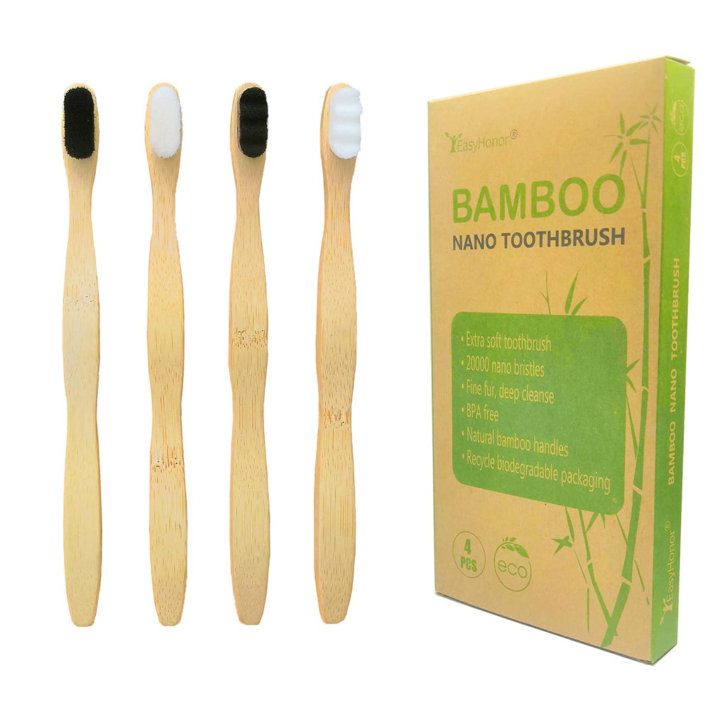 Buy now EasyHonor Extra Toothbrush for Sensitive Gums, Micro Fur Manual Toothbrush with 20000 Soft Floss Bristle for Pregnant Women, Elderly, Braces and Gum Recessions, Protect Fragile Gums (6 Pack) at indiglob india