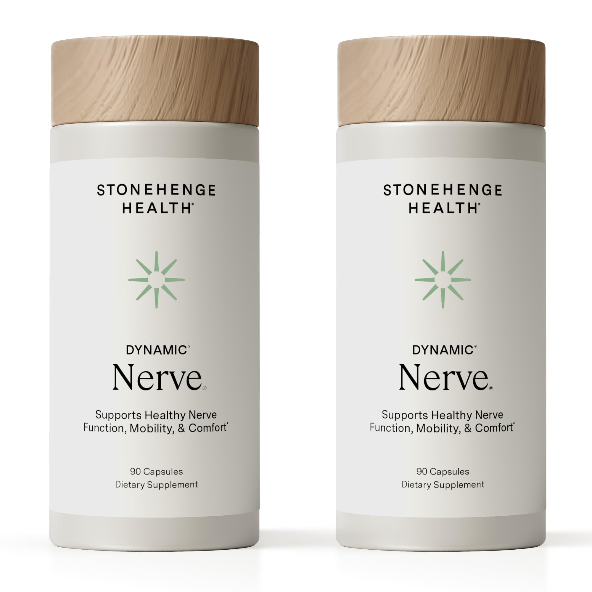 Stonehenge Health Dynamic Nerve®| Mobility Function in Hands & Feet - 90ct | Nerve Support Supplements for Hands and Feet Alpha Lipoic Acid ALA 600mg Benfotiamine PEA B Complex B12 Acetyl L Carnitine D3