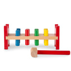 Buy now Melissa & Doug Deluxe Wooden Pound-A-Peg Toy With Hammer - FSC Certified at indiglob india