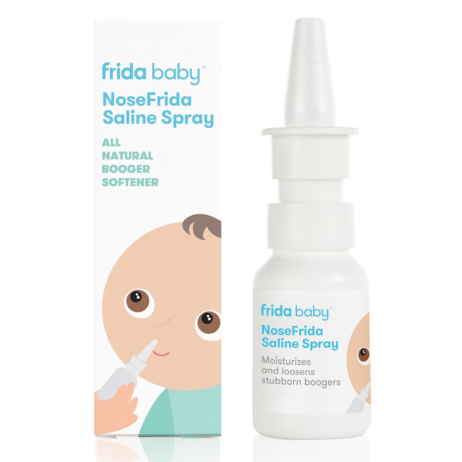 Buy now Frida Baby NoseFrida Saline Mist Spray, Baby Saline Nasal Spray Decongestant for Allergy Relief and Congestion Relief to Soften Nasal Passages, 0.68 fl oz at indiglob india